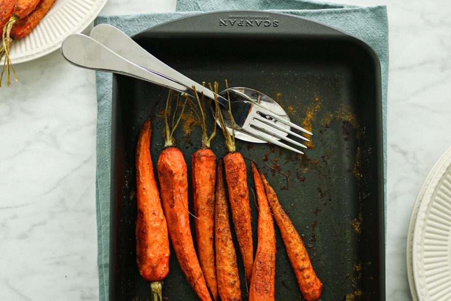 Recept voor wortels uit de oven met curry kruiden